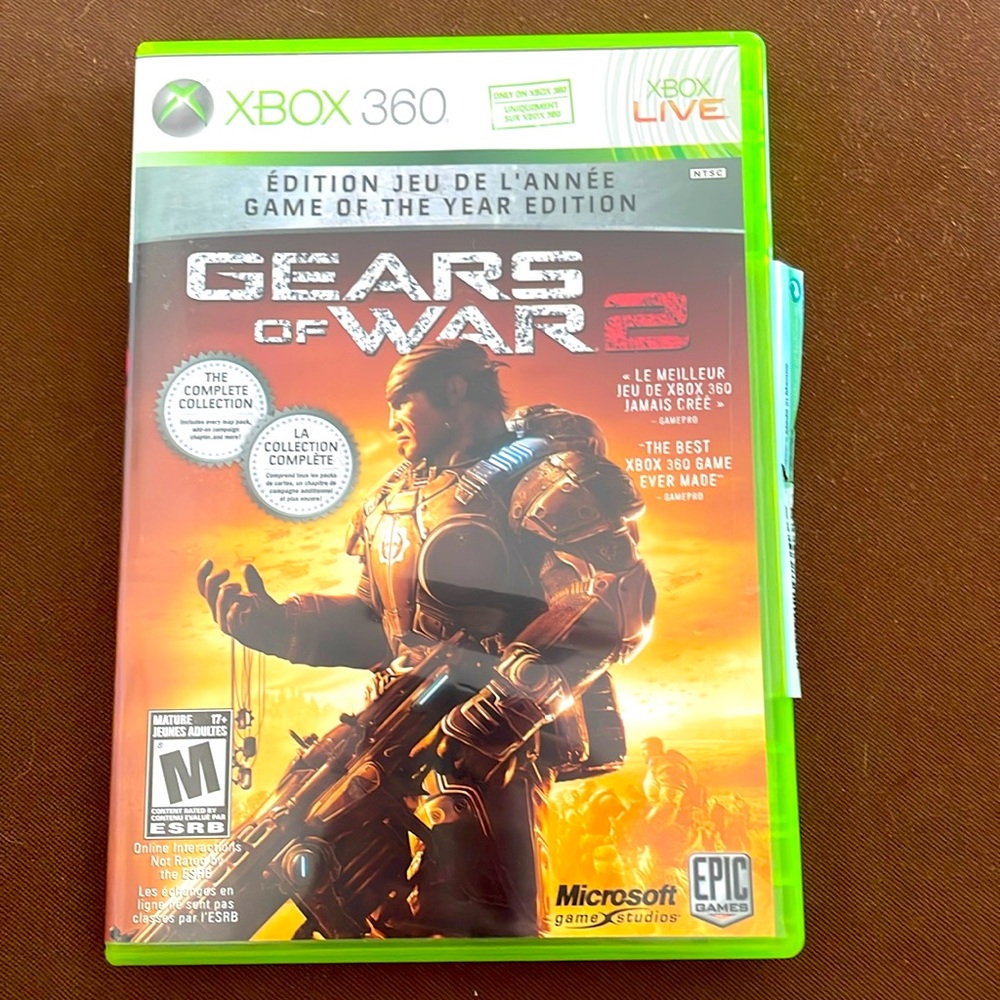 Xbox 360 Gears of War 2 Game of the Year Edition